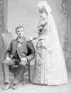 John and Eleanore Kellermann Kinderman wedding  Sept. 1889, Oshkosh, WI